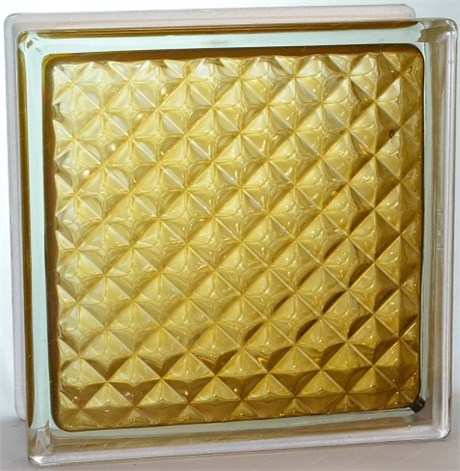 Стеклоблок стандартный окрашенный внутри Инка коричневый (190х190х80) inka_vn_10