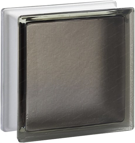 Стеклоблок стандартный окрашенный внутри Самба черный (190х190х80) samba_vn_1