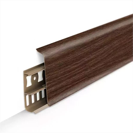 Плинтус с к/к 100 мм 2,2 м "Деконика" 291 Орех dec_id_100_51