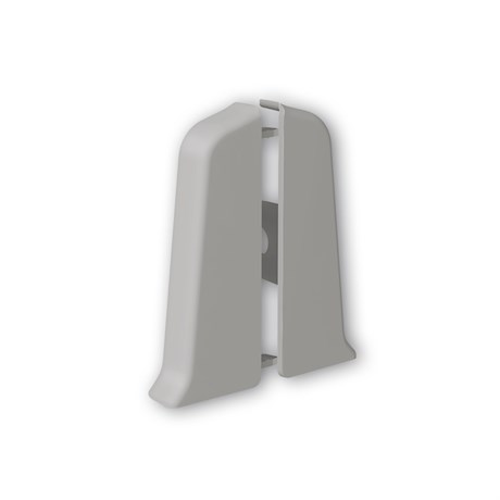 Торцевые (пара) для плинтуса 55мм "Деконика" 002 Светло - серый dec_id_55_90