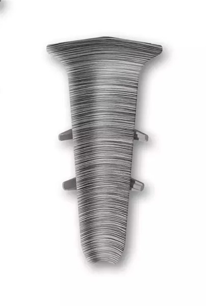 Внутренний угол для плинтуса 55мм "Деконика" 187 Алюминий темный dec_id_55_2