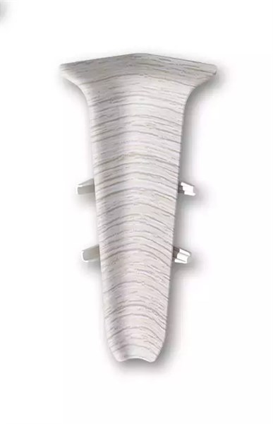 Внутренний угол для плинтуса 55мм "Деконика" 253 Ясень серый dec_id_55_17