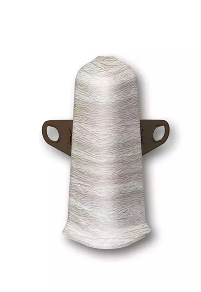 Наружный угол с крепежом для плинтуса 55мм "Деконика" 294 Орех антик dec_id_55_63