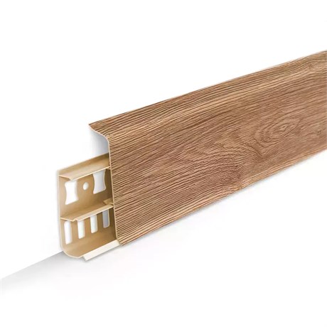 Плинтус с к/к 70 мм 2,2 м "Деконика" 221 Дуб янтарный dec_id_70_16