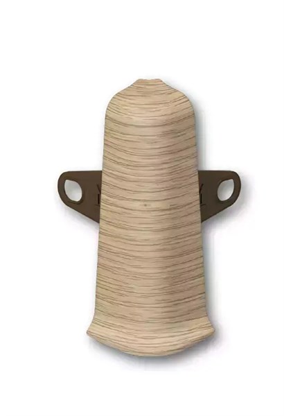 Наружный угол с крепежом 70 мм "Деконика" 212 Дуб светлый dec_id_70_33