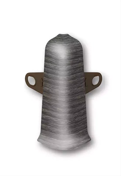 Наружный угол с крепежом 70 мм "Деконика" 352 Каштан серый dec_id_70_48