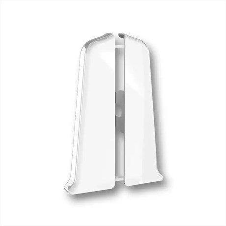 Торцевые (пара) 70 мм "Деконика" 001G Белый глянец dec_id_70_175