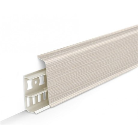 Плинтус с к/к 70 мм 2,2 м "Деконика" 034 Светлая слоновая кость dec_id_70_81