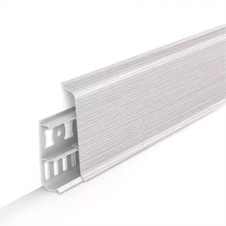 Плинтус с к/к 85 мм 2,2 м "Деконика" 255 Ясень бьянко dec_id_85_31