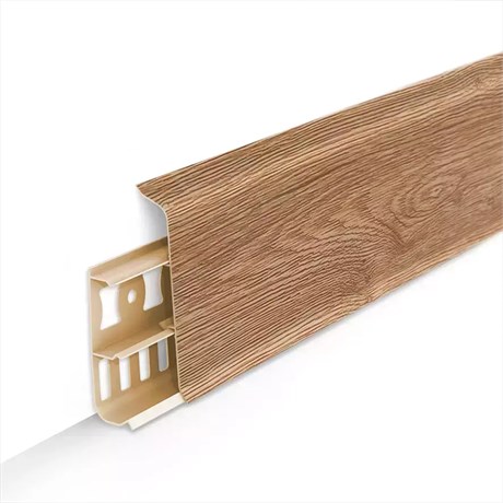 Плинтус с к/к 85 мм 2,2 м "Деконика" 221 Дуб янтарный dec_id_85_91