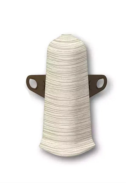 Наружный угол с крепежом 85 мм "Деконика" 418 Дуб жемчужный dec_id_85_103