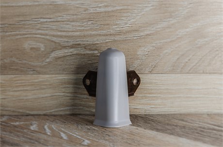 Наружный угол с крепежом 85 мм "Деконика" 036 Платиново - серый dec_id_85_138