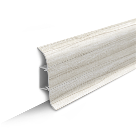 Плинтус 55 мм "Идеал Классик 2,2м" (2200х22х55) 267 Клен беленый ideal_55_41