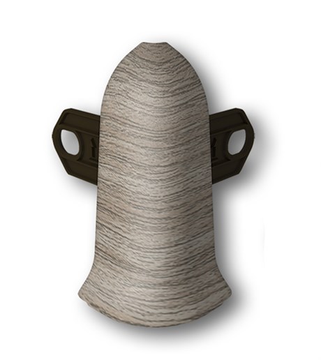 Наружный угол с крепежом 55мм "Идеал Классик" 205 Дуб капучино ideal_55_83