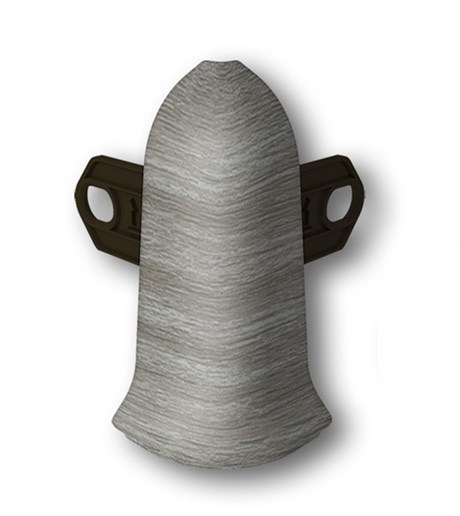 Наружный угол с крепежом 55мм "Идеал Классик" 210 Дуб пепельный ideal_55_178