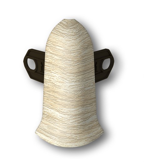 Наружный угол с крепежом 55мм "Идеал Классик" 218 Дуб европейский ideal_55_148