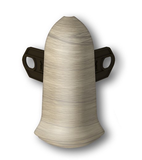 Наружный угол с крепежом 55мм "Идеал Классик" 263 Клен северный ideal_55_153