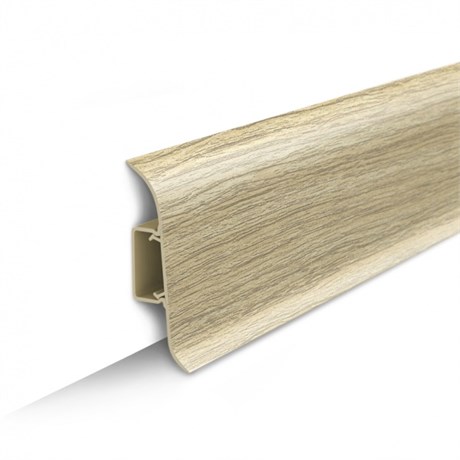 Плинтус напольный с центральной планкой 70мм 2,2м "Идеал Классик" 213 Дуб северный ideal_70_41