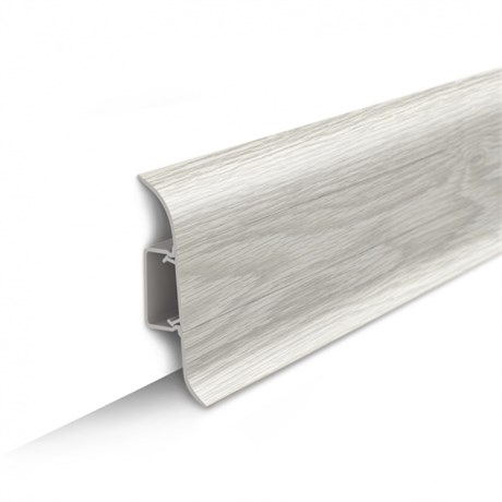 Плинтус напольный с центральной планкой 70мм 2,2м "Идеал Классик" 230 Дуб айсберг ideal_70_126