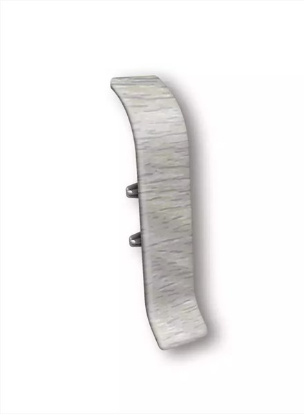 Соединитель для плинтуса 70мм "Идеал Классик" 253 Ясень серый ideal_70_64