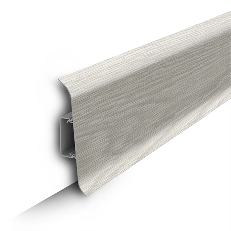 Плинтус напольный с центральной планкой 85мм 2,2м "Идеал Классик" 230 Дуб айсберг ideal_85_11