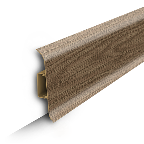 Плинтус напольный с центральной планкой 85мм 2,2м "Идеал Классик" 321 Падук ideal_85_51