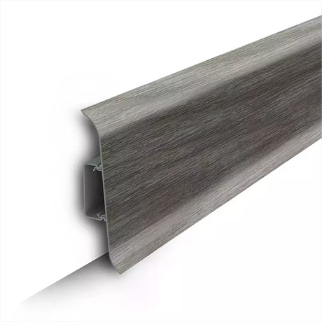 Плинтус напольный с центральной планкой 85мм 2,2м "Идеал Классик" 210 Дуб пепельный ideal_85_56