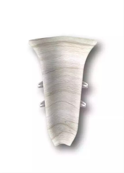 Внутренний угол для плинтуса 85мм "Идеал Классик" 267 Клен беленый ideal_85_32