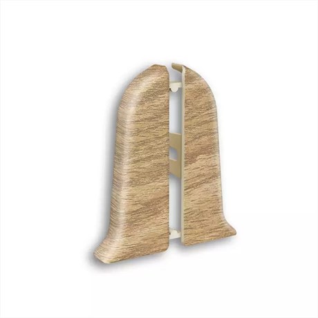 Торцевые (пара) для плинтуса 85мм "Идеал Классик"  272 Сосна золотистая ideal_85_40