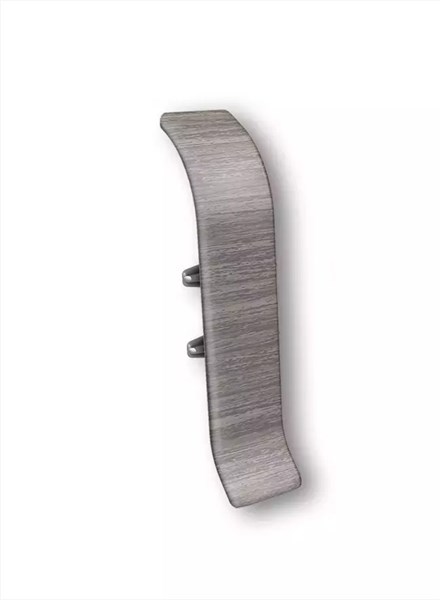 Соединитель для плинтуса 85мм "Идеал Классик" 296 Орех серый ideal_85_99