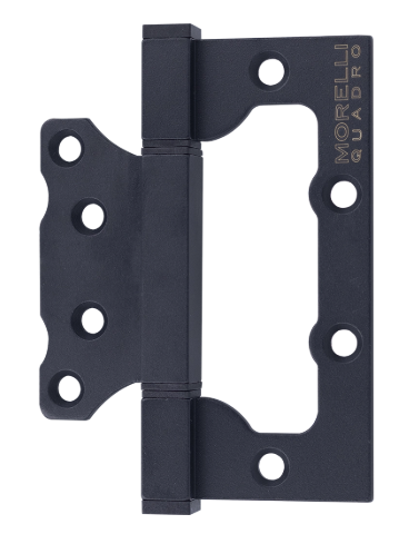 Петля накладная QUADRO-1 BL Цвет - черный QUADRO-1 BL