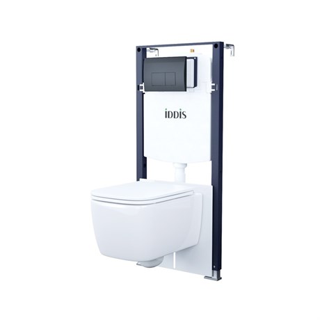 Комплект инсталляции 3 в 1  клавиша смыва, IDDIS, BASBR02i73 BASBR02i73