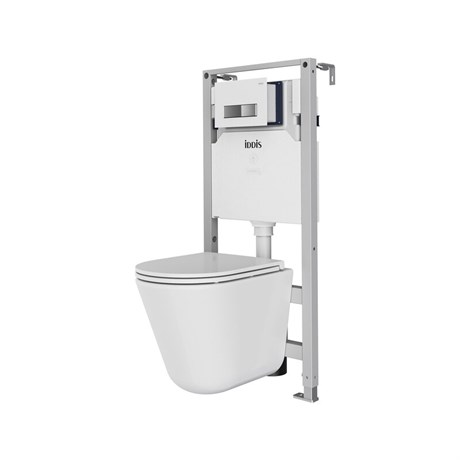 Комплект инсталляции 3 в 1  клавиша смыва, IDDIS, BASRNU2i73 BASRNU2i73