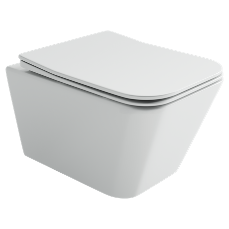 Унитаз подвесной Miro CN11003T торнадо 3.0 сиденье микролифт белый 360 мм х 520 мм х 300 мм CN11003T