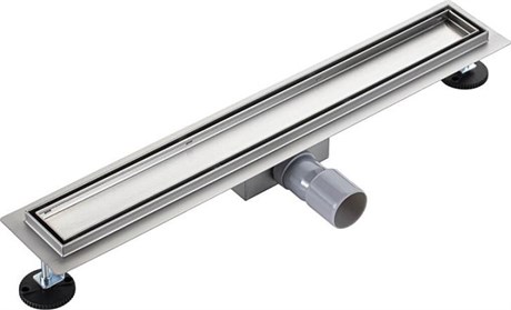 Душевой трап (лоток) РМС ТЛ-01 60 см, решетка серая, под плитку ТЛ-01