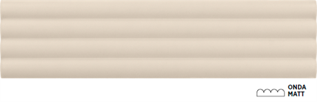 Плитка керамическая настенная 28535 COSTA NOVA ONDA Beige Pale Matt 5x20 см Equipe 28535