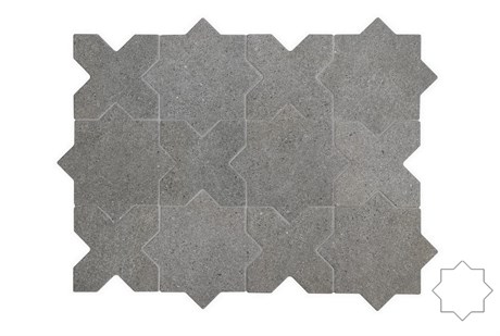 Гранит керамический 32723 ELDA STAR GRAPHITE 16,8x16,8 см Equipe 32723