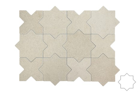 Гранит керамический 32725 ELDA STAR SAND 16,8x16,8 см Equipe 32725