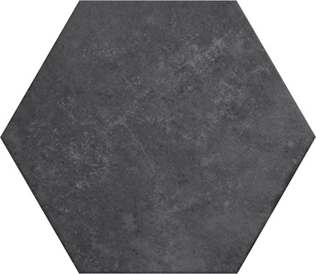 Плитка керамическая напольная 24954 HERITAGE HEX?GONO Carbon 17,5х20 см Equipe 24954