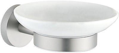 Мыльница для ванной Allen Brau Priority 6.31005-BN белый/никель браш 6.31005-BN - фото 14014