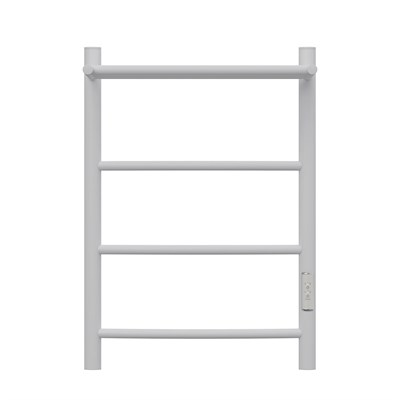 Полотенцесушитель электрический Point Афина PN04846PW П3 400x600 с полкой, диммер справа, белый PN04846PW - фото 28034