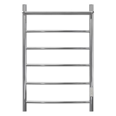 Полотенцесушитель электрический Point Афина PN04858P П5 500x800 с полкой, диммер справа, хром PN04858P - фото 28066