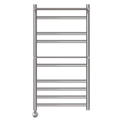 Полотенцесушитель электрический Point Артемида PN14150PE П8 500x1000 c 2 полками, левый/правый, хром PN14150PE - фото 28486