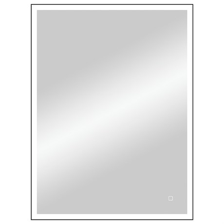 Зеркало Solid Black LED 600x800 с сенсором реверсивное крепление (800х600) ЗЛП622 (ЗЛП2622) ЗЛП622 - фото 40893