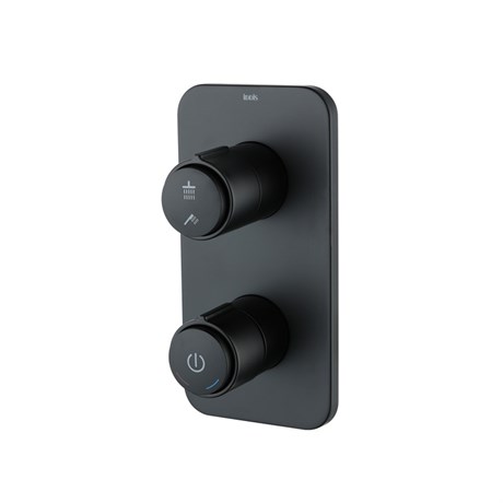 Встраиваемый смеситель с двумя выходами с управлением Push Control, черный матовый, Slide, IDDIS, SLIBLBTi67 SLIBLBTi67 - фото 45052