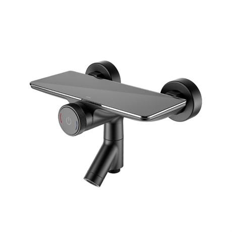 Смеситель для ванны с управлением Push Control, черный матовый, Shelfy, IDDIS, SHEBLBTi02WA SHEBLBTi02WA - фото 45289