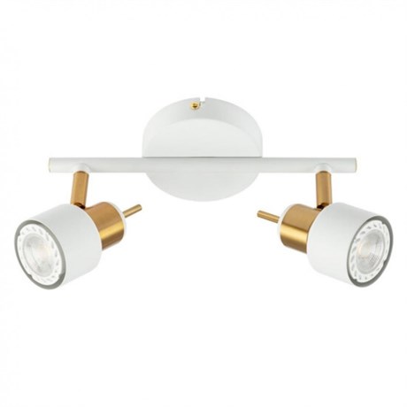 Спот настенный Arte Lamp A1906PL-2WH ALMACH под лампы 2xGU10 40W A1906PL-2WH - фото 49378