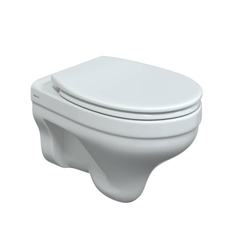 Унитаз BERGES подвесной  ALBIT S Rimless 52 см, сиденье Optim SO, микролифт, быстросъем 82146 - фото 58192