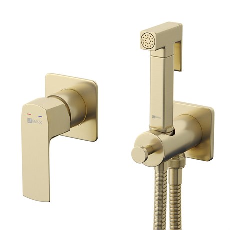 Смеситель Lemark Ursus LM7219BG с гигиеническим душем встраиваемый LM7219BG - фото 75860