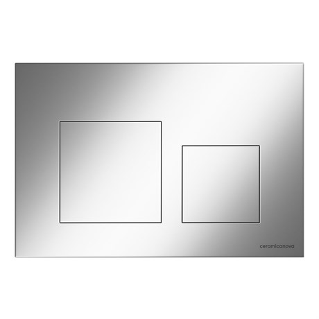 Кнопка смыва Balance, клавиши Square, цвет хром матовый CN12-002M - фото 76320